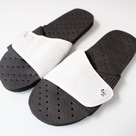 Showaflops Sandals Mens Size 12 Antimicrobial Shower & Water Flip Flop Slide - Picture 1 of 7